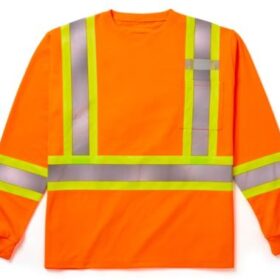 Long Sleeve Birdseye Poly Hi-Vis Shirt