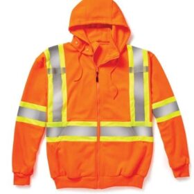Hi-Vis Zip-Up Hoodie